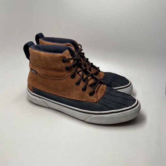 Vans SK8-HI DEL PATO MTE Ginger Navy Shoes 721454 Duck Scotchgard M 8 Women 9.5 - Picture 3 of 8
